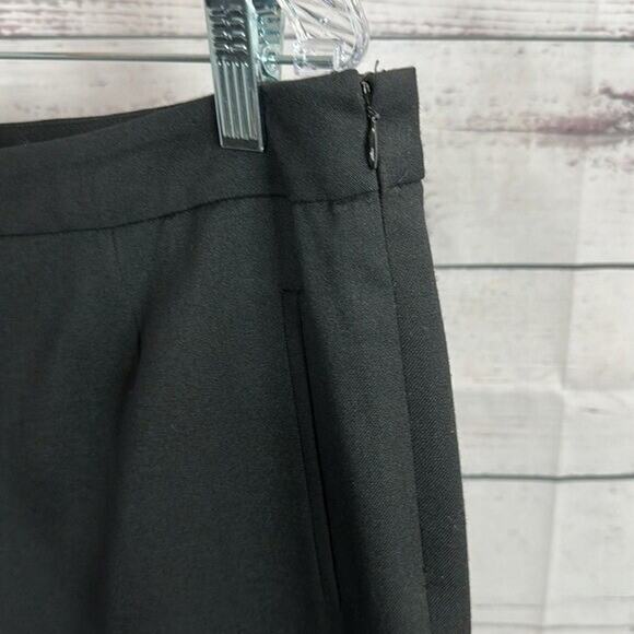 Pendleton Wool Pants Womens 14 Black Side Zip Career High Rise Straight Office - Picture 6 of 11